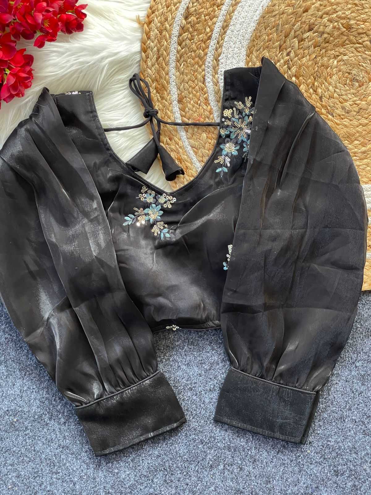 Ynf Jimmy Choo KESH426 zimichoo5 Readymade Blouses Festive Collections Wholesale Embroidered Blouses Party Wear Blouse Fashion Blouse Manufacturer- Kapda Export