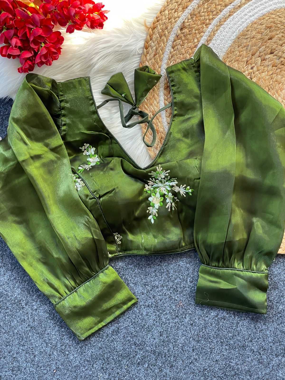 Ynf Jimmy Choo KESH426 zimichoo5 Readymade Blouses Festive Collections Wholesale Embroidered Blouses Party Wear Blouse Fashion Blouse Manufacturer- Kapda Export