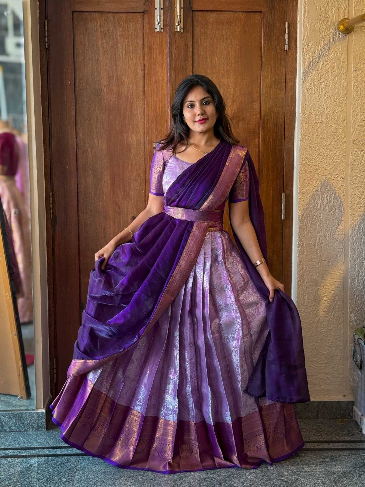 Ynf Kanjivaram Silk KESH668 114 Lehengas Festive Collections Wholesale Silk Lehenga Zari Work Lehenga Lehenga With Blouse Manufacturer- Kapda Export