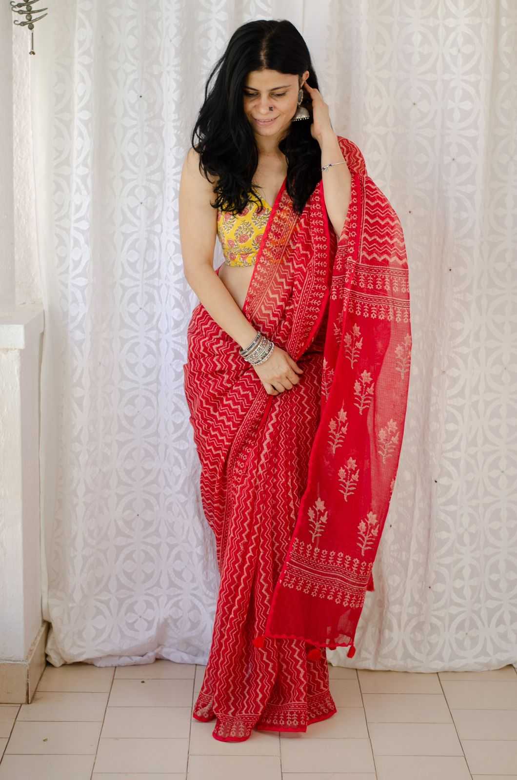 Ynf Kota Silk KESH690 Chamki Sarees Wholesale Designer Sarees Printed Sarees Kota Doria Sarees Manufacturer- Kapda Export