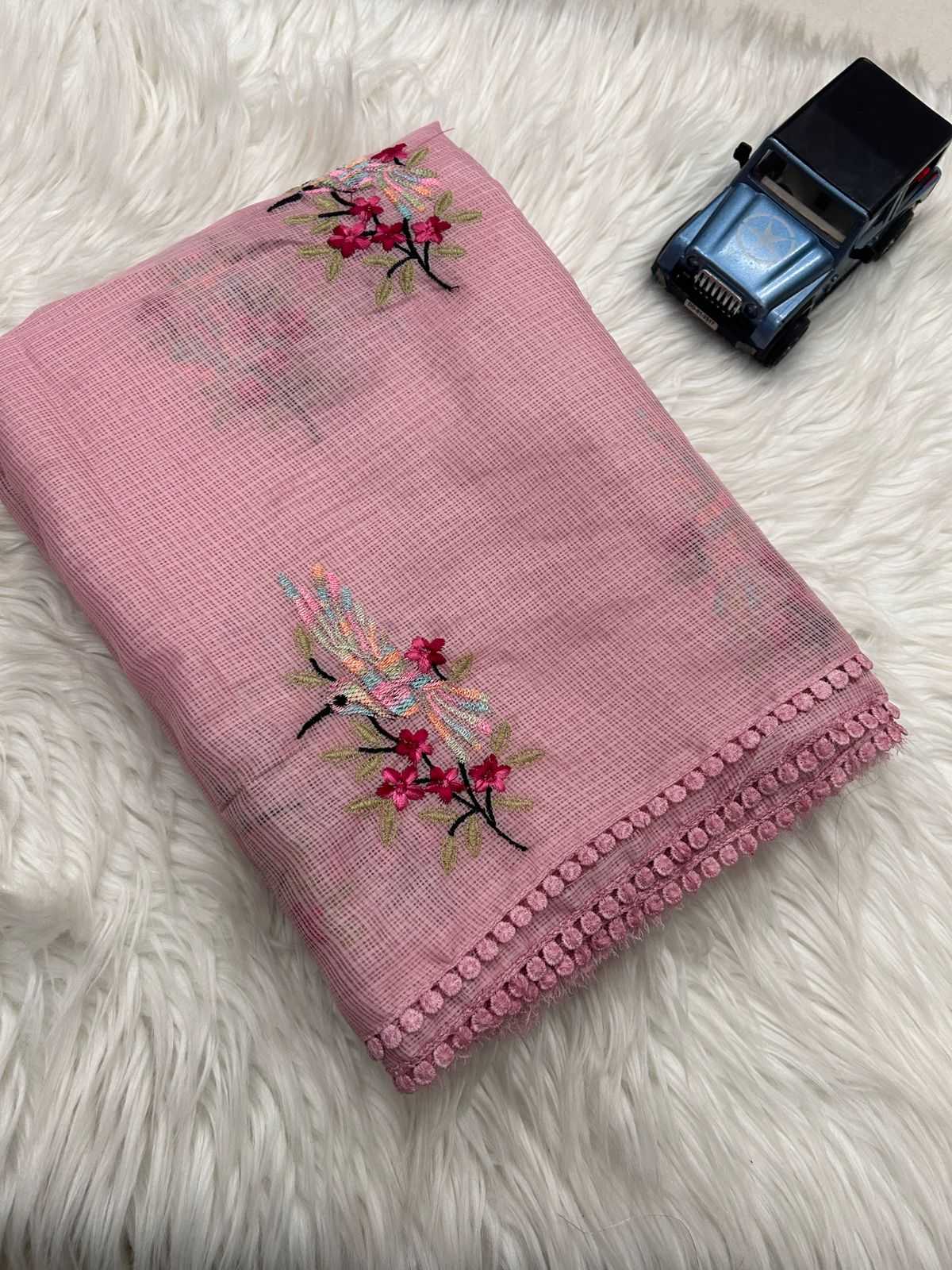 Ynf Kota Silk KESH690 Sparrow Sarees Wholesale Designer Sarees Embroidered Sarees Kota Doria Sarees Manufacturer- Kapda Export
