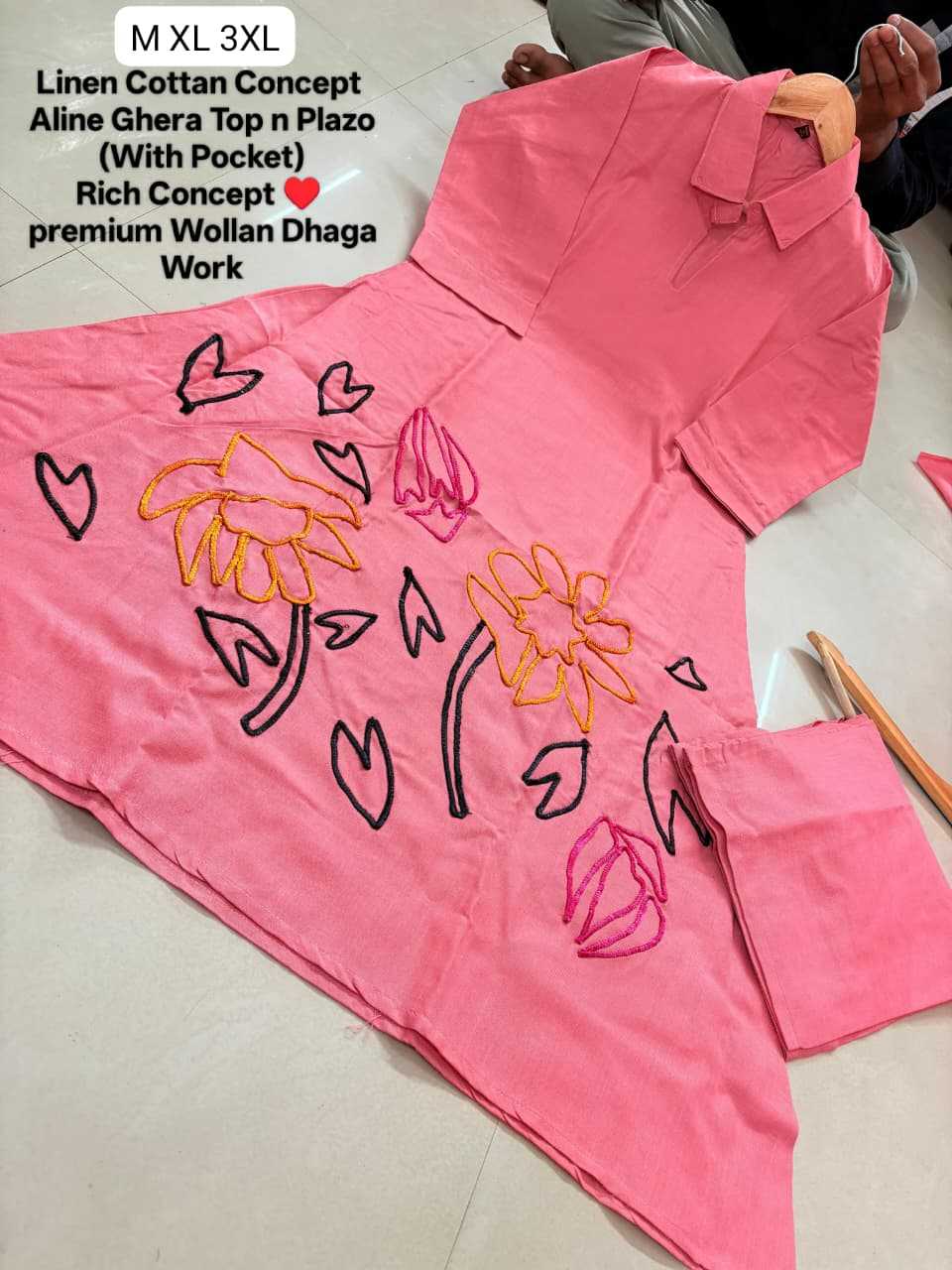 Ynf Linen KESH720 106 Kurti Festive Collections Wholesale Cotton Kurtis A-Line Kurtis Kurti With Palazzo Manufacturer- Kapda Export