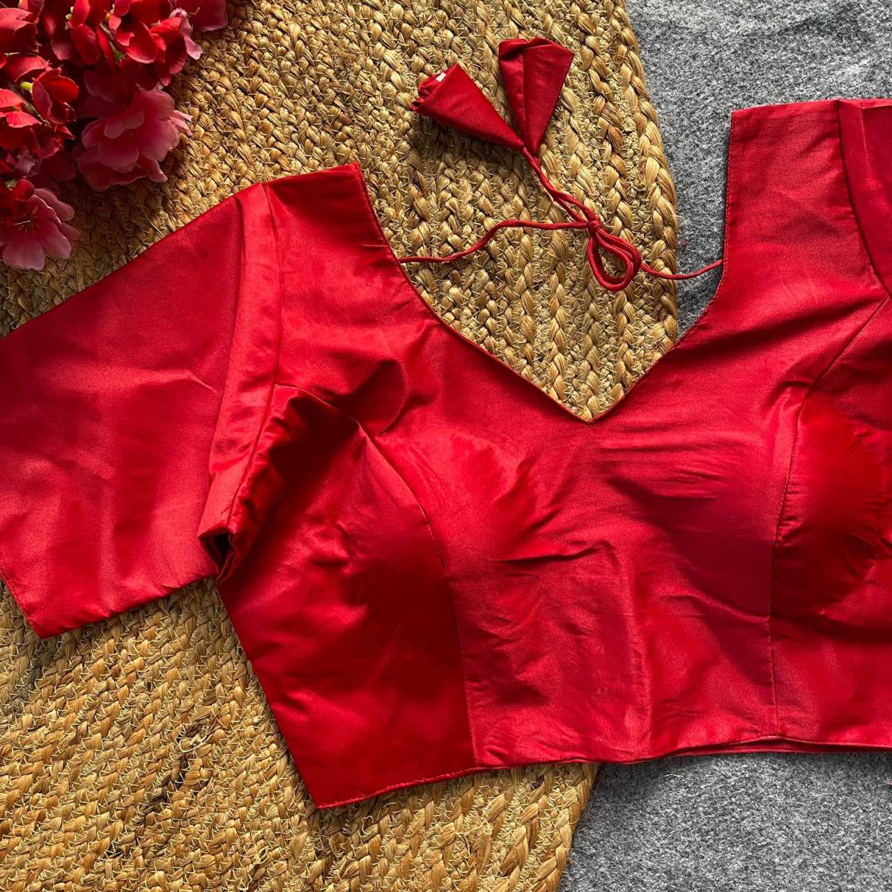 Ynf Malay Satin Silk KESH728 Malai sartin Readymade Blouses Festive Collections Wholesale Blouse Party Wear Blouse Fashion Blouse Manufacturer- Kapda Export