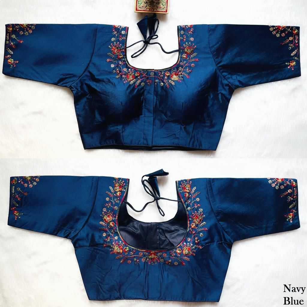 Ynf Milan Silk KESH426 4545 Readymade Blouses Wholesale Sequence Embroidery Blouse Designer Blouse Fashion Blouse Manufacturer- Kapda Export