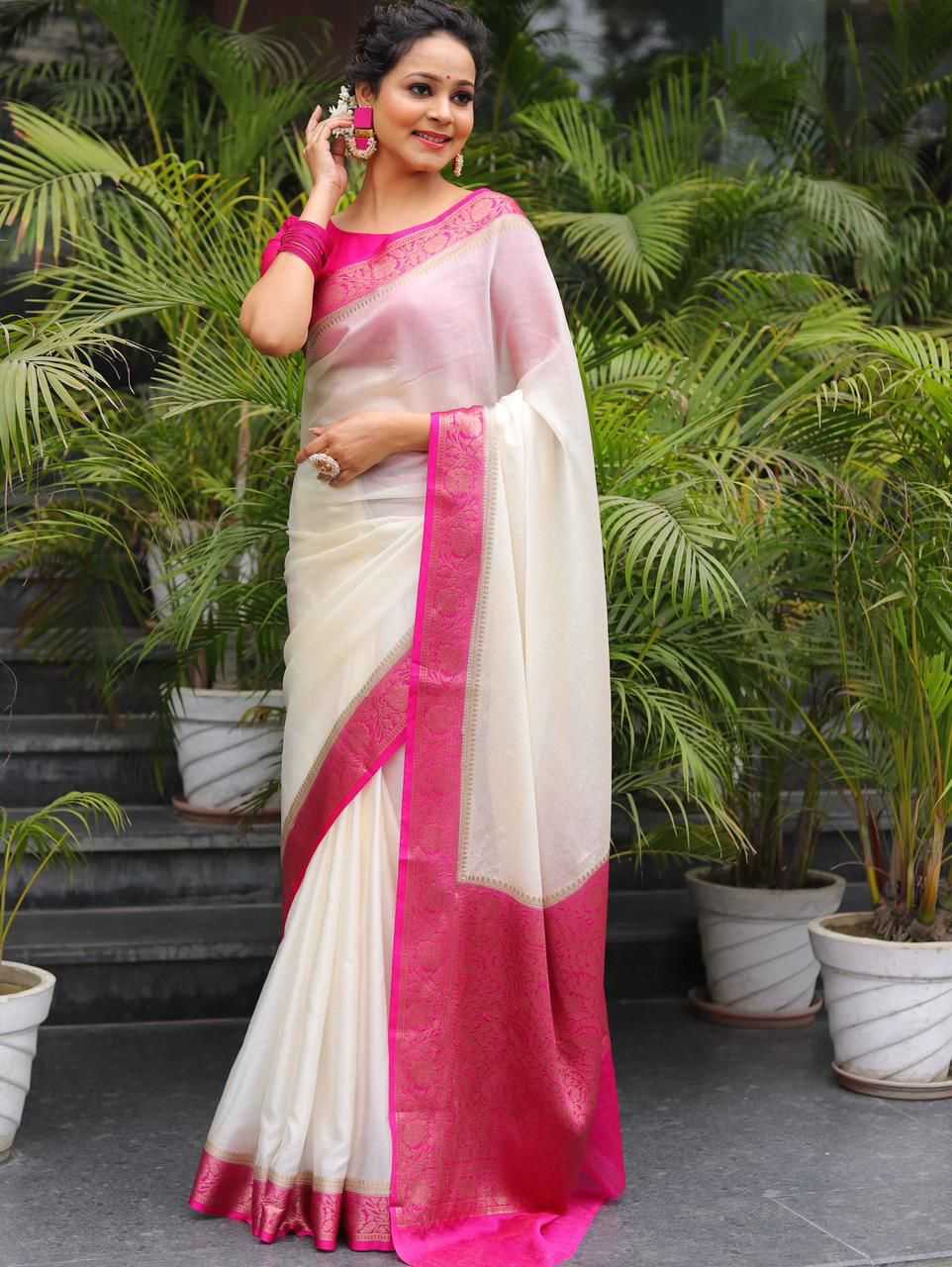 Ynf Nylon KESH577 939 Sarees Festive Collections Wholesale Nylon Sarees Zari Sarees Sarees With Blouse Manufacturer- Kapda Export