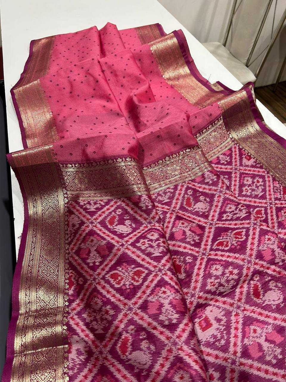 Ynf Patola Silk KESH488 Its Sarees Wholesale Designer Sarees Traditional Sarees Bandhani Sarees Manufacturer- Kapda Export