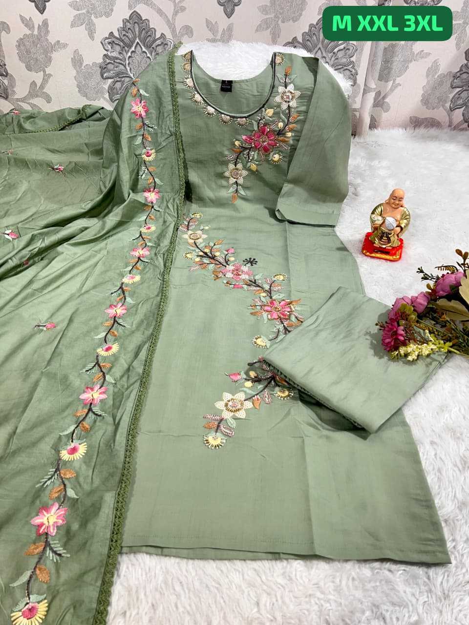 Ynf Premium Silk KESH594 SATISFACTION Kurti Couple Wear Wholesale Designer Kurtis Embroidered Kurtis Silk Kurtis Manufacturer- Kapda Export