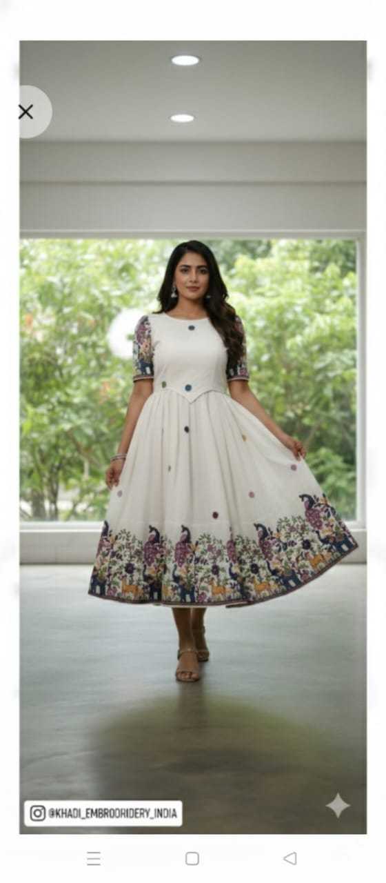 Ynf Pure Cotton KESH356 Pure Suits & Dresses Wholesale Embroidery Suits Straight Cut Suits Designer Suits Manufacturer- Kapda Export