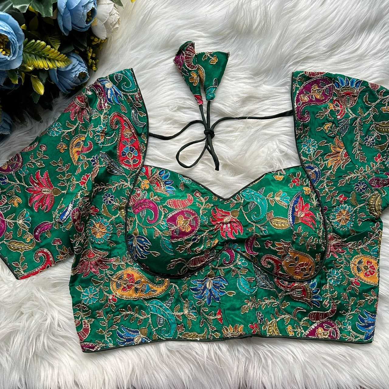 Ynf Pure Cotton KESH426 MUMTAZ BLOUSE Readymade Blouses Festive Collections Wholesale Printed Blouse Cotton Blouse Fashion Blouse Manufacturer- Kapda Export