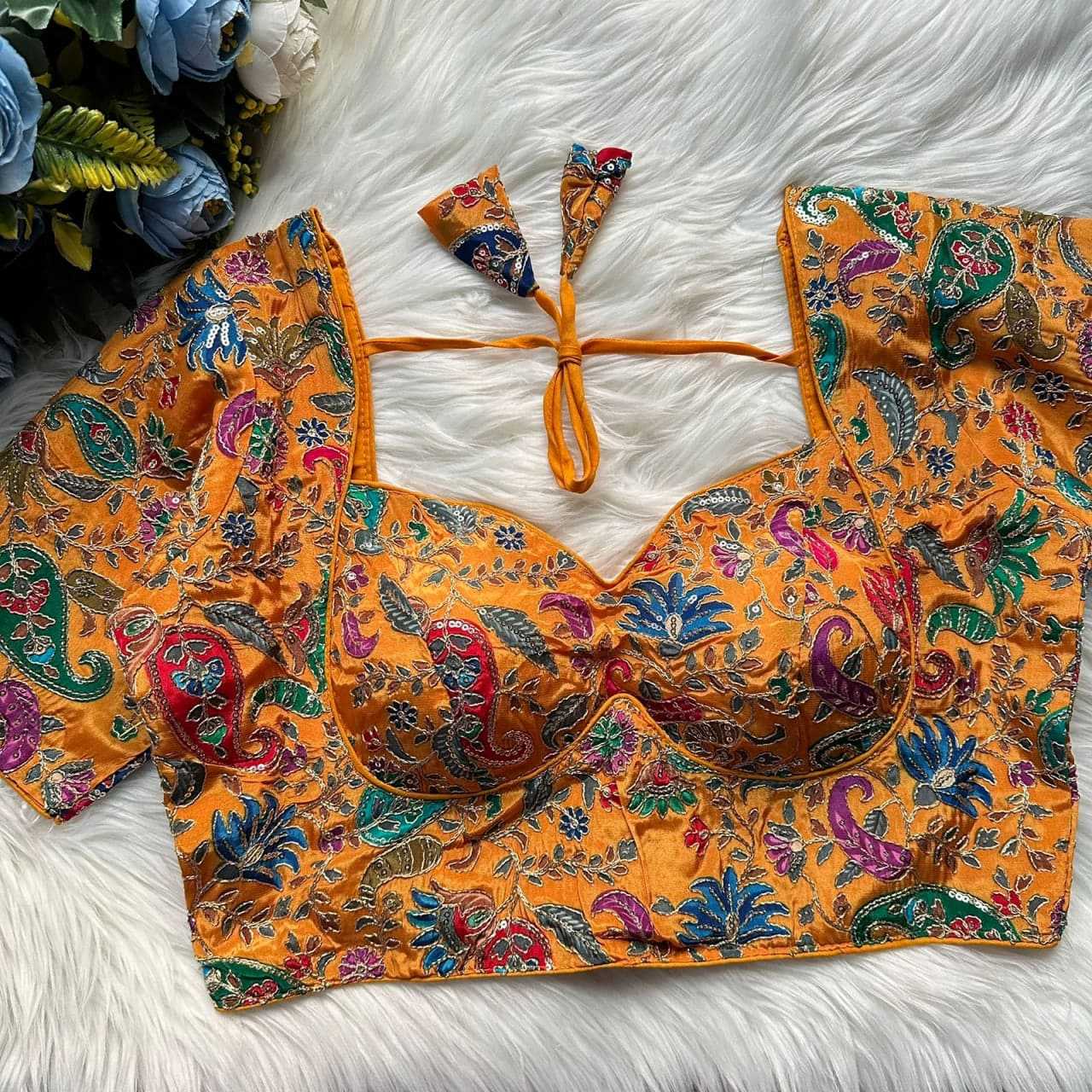 Ynf Pure Cotton KESH426 MUMTAZ BLOUSE Readymade Blouses Festive Collections Wholesale Printed Blouse Cotton Blouse Fashion Blouse Manufacturer- Kapda Export