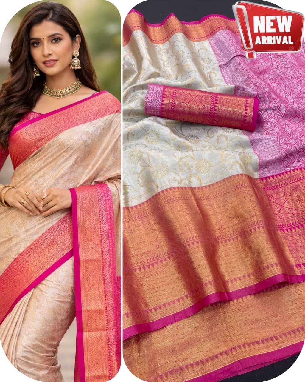 Ynf Pure Cotton KESH554 Kanji Sarees Wholesale Fancy Sarees Kalamkari Sarees Zari Sarees Manufacturer- Kapda Export