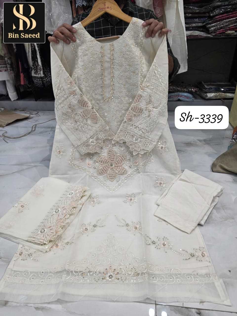 Ynf Pure Cotton KESH557 3339 Suits & Dresses Wholesale Embroidery Suits Cotton Dresses Handwork Suits Manufacturer- Kapda Export