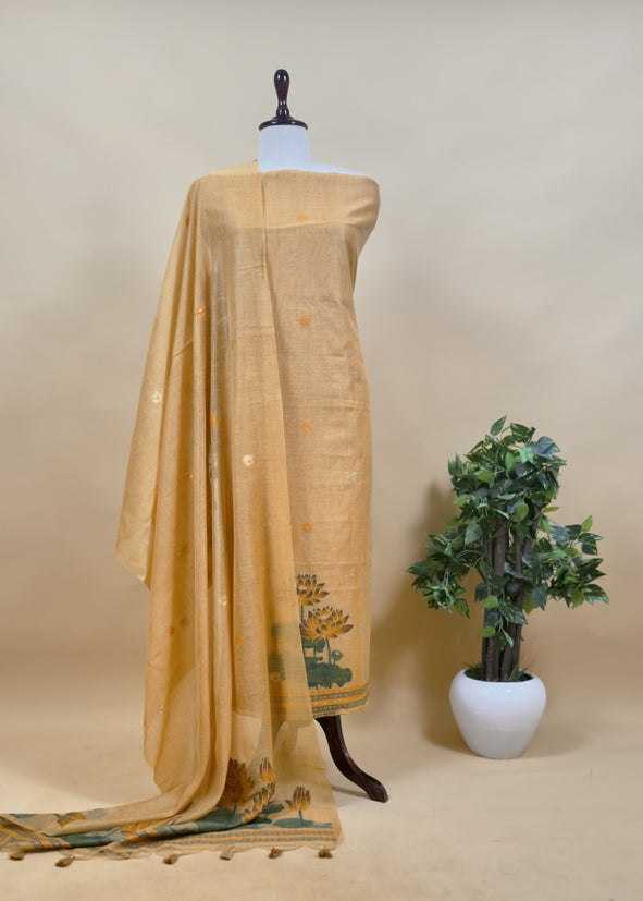 Ynf Pure Soft KESH532 LOTUS WEAVING Suits & Dresses Wholesale Designer Suits Embroidered Suits Casual Dresses Manufacturer- Kapda Export