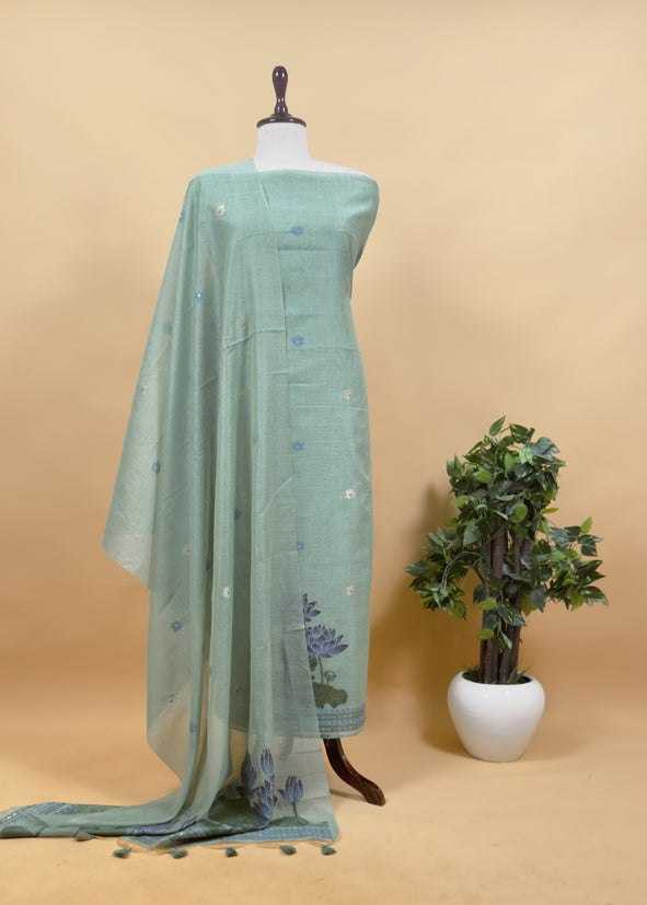 Ynf Pure Soft KESH532 LOTUS WEAVING Suits & Dresses Wholesale Designer Suits Embroidered Suits Casual Dresses Manufacturer- Kapda Export