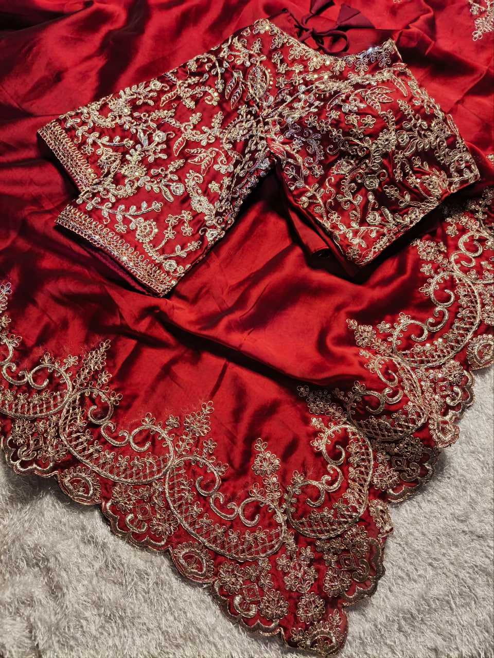 Ynf Rangoli Silk RIN164 103 Sarees Bollywood Collections Wholesale Embroidered Sarees Madhuri Dixit Collections Silk Sarees Manufacturer- Kapda Export