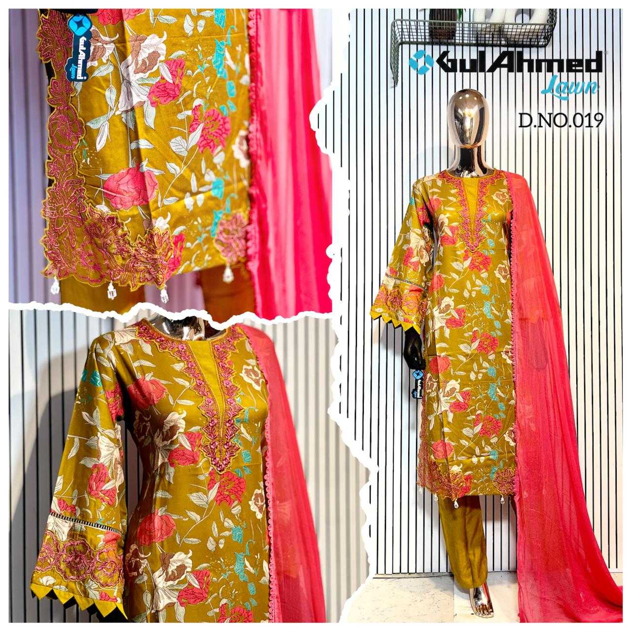 Ynf Rayon KESH557 GULAHMED LAWN Kurti Wholesale Printed Kurtis Rayon Kurtis Kurti With Pants Manufacturer- Kapda Export