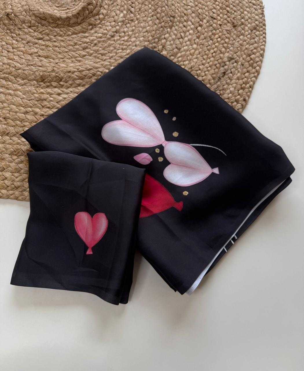 Ynf Satin KESH681 Valentine Sarees Wholesale Georgette Sarees Block Print Sarees Satin Sarees Manufacturer- Kapda Export