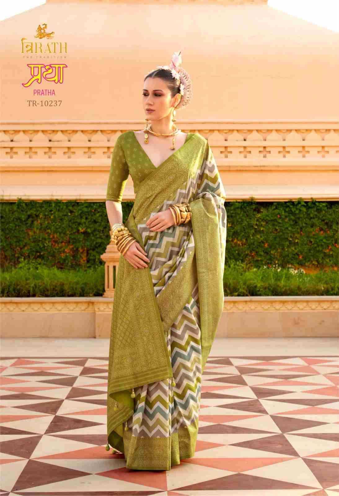 Ynf Silk KESH113 Trirath-Pratha Sarees Festive Collections Wholesale Printed Sarees Silk Sarees Sarees With Blouse Manufacturer- Kapda Export