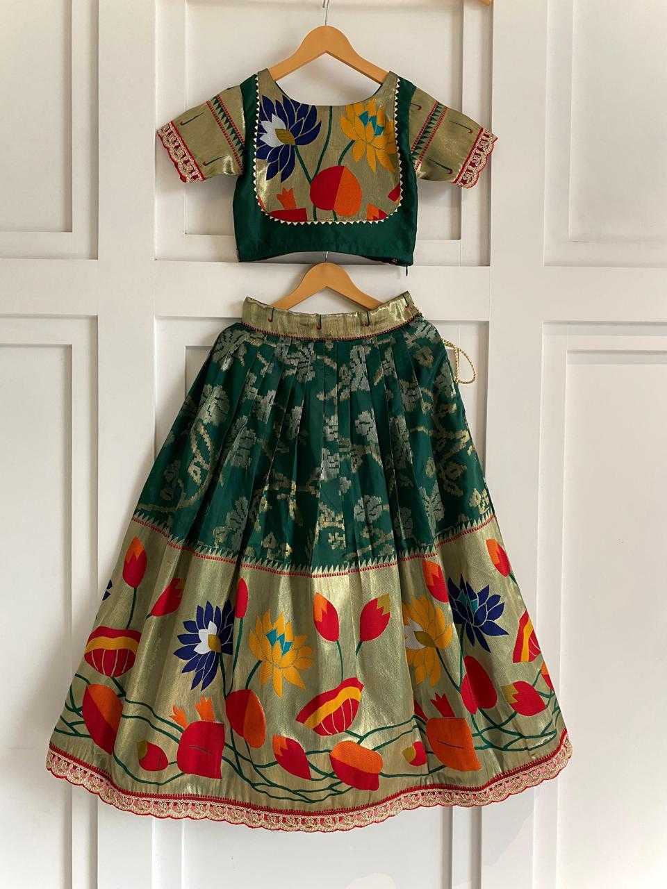 Ynf Silk KESH503 8174 Kids Wear Festive Collections Wholesale Kids Festive Wear Kids Silk Dress Kids Party Wear Ethnic Manufacturer- Kapda Export