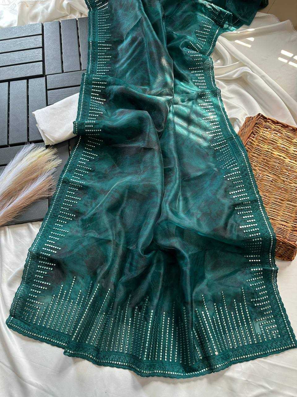 Ynf Silk KESH568 Dia Sarees Wholesale Printed Sarees Embroidered Sarees Gota Work Saree Manufacturer- Kapda Export