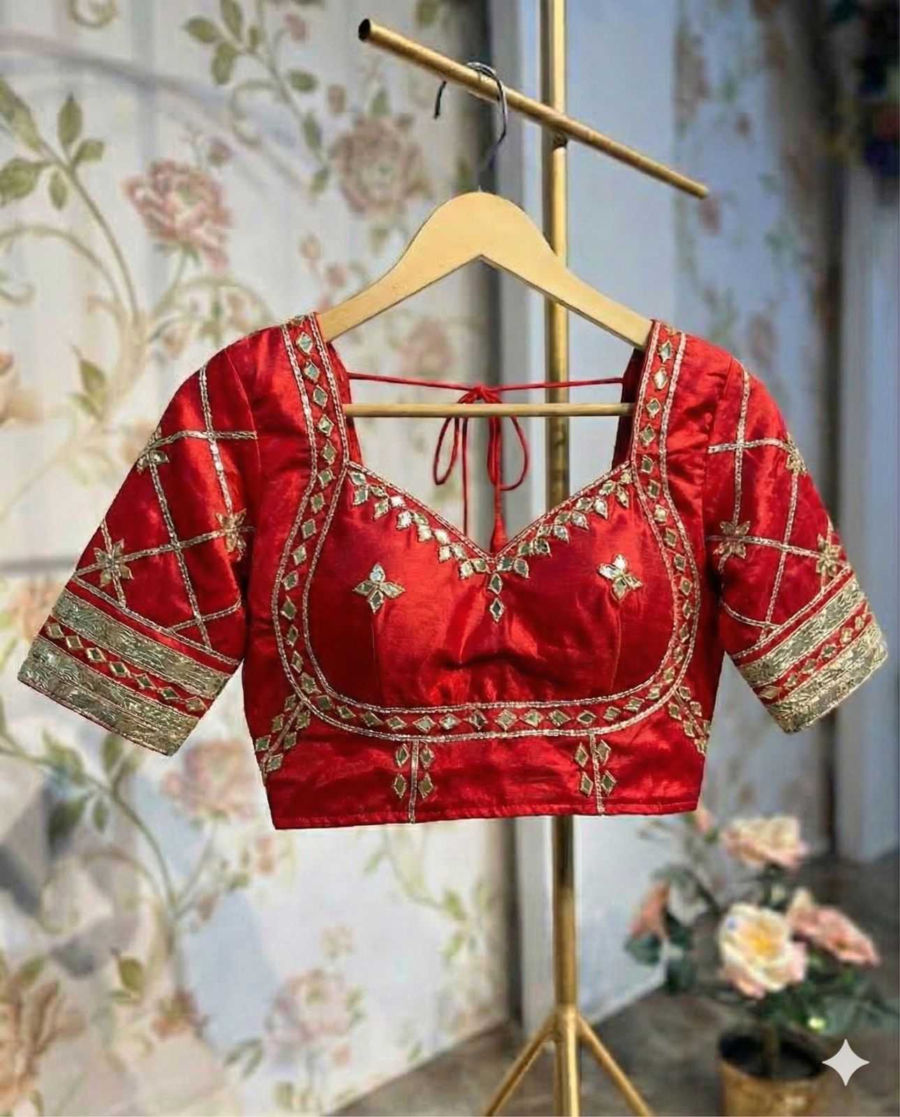 Ynf Silk RIN102 chest Readymade Blouses Wholesale Designer Blouse Embroidered Blouses Fashion Blouse Manufacturer- Kapda Export