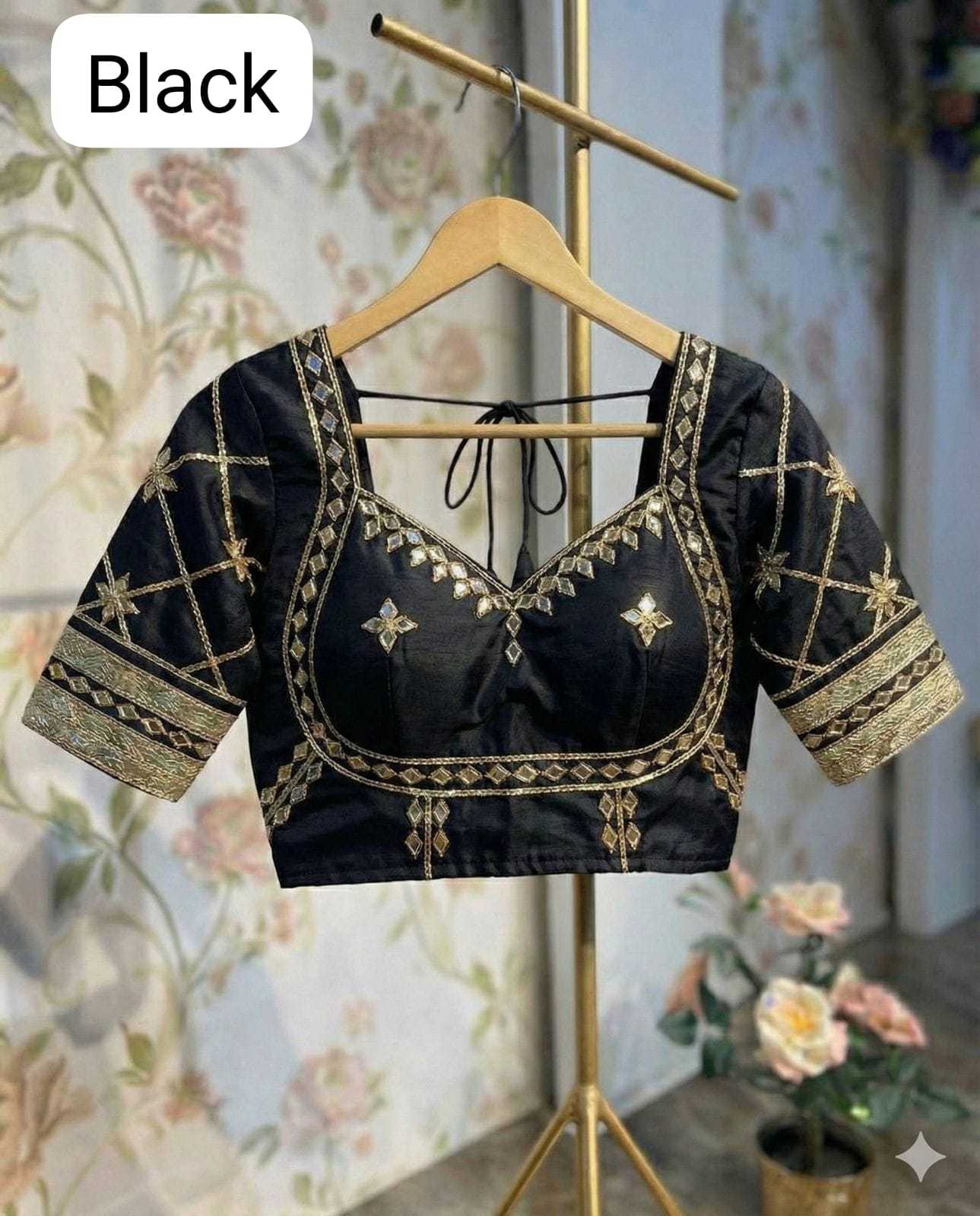 Ynf Silk RIN102 chest Readymade Blouses Wholesale Designer Blouse Embroidered Blouses Fashion Blouse Manufacturer- Kapda Export