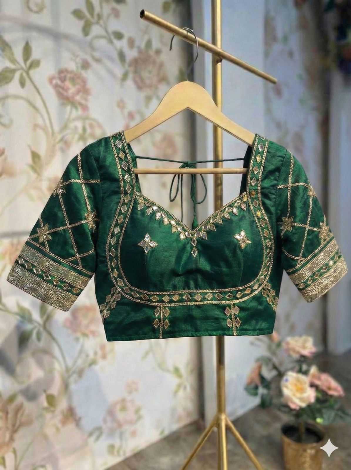 Ynf Silk RIN102 chest Readymade Blouses Wholesale Designer Blouse Embroidered Blouses Fashion Blouse Manufacturer- Kapda Export