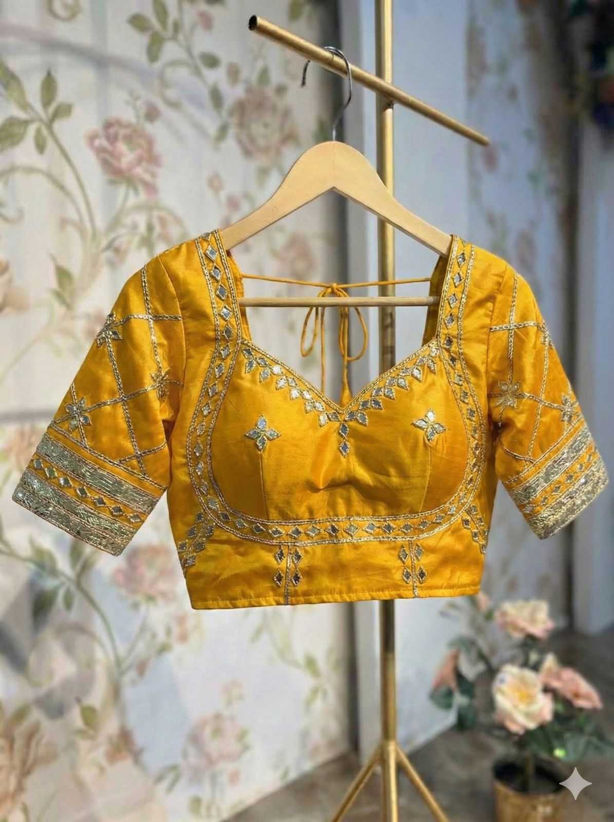 Ynf Silk RIN102 chest Readymade Blouses Wholesale Designer Blouse Embroidered Blouses Fashion Blouse Manufacturer- Kapda Export
