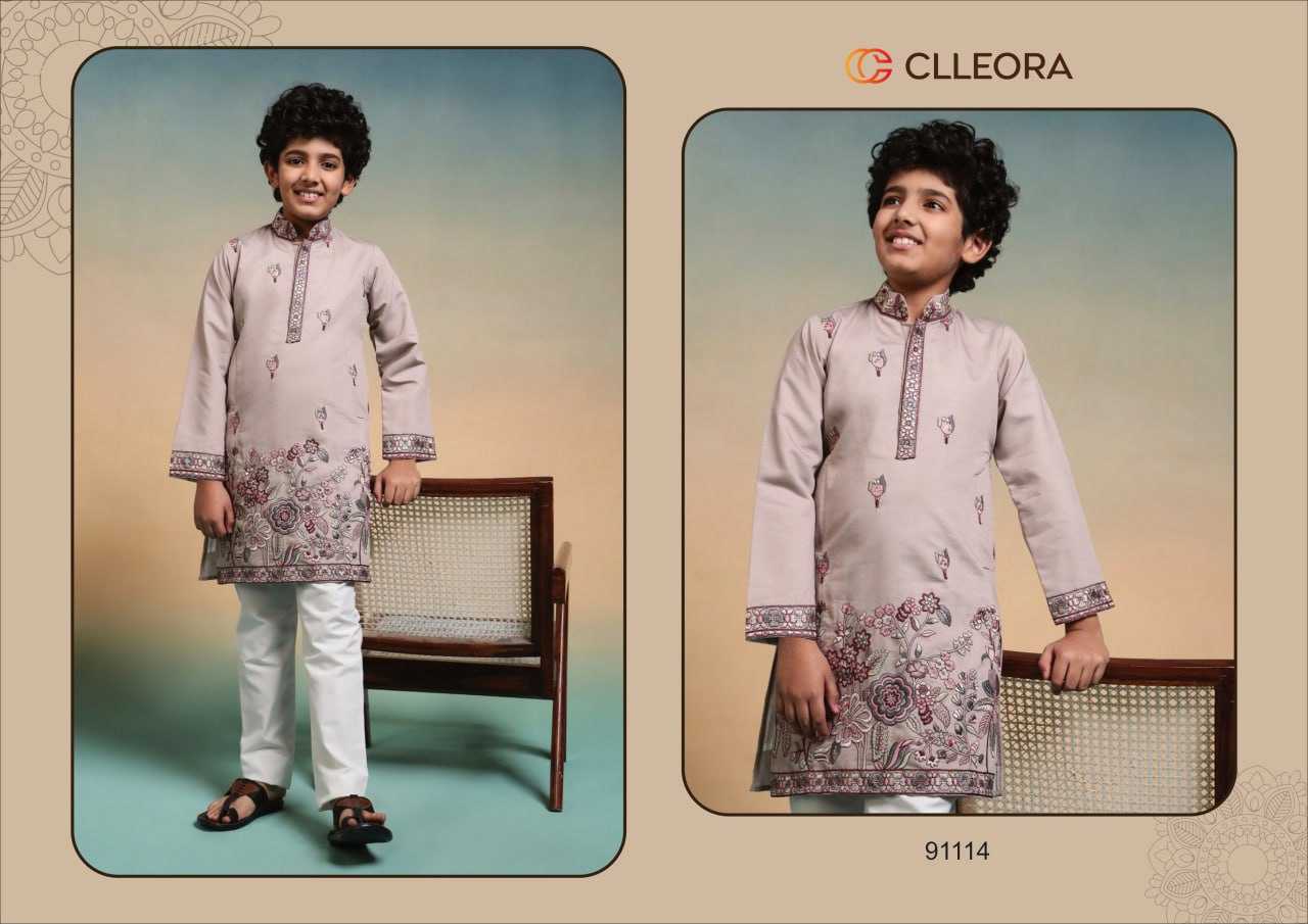 Ynf Silk Viscose RIN202 lalu Kids Wear Wholesale Kids Ethnic Wear Kids Traditional Outfits Kids Kurta Pajama Manufacturer- Kapda Export