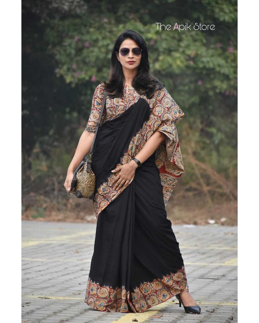 Ynf Soft Cotton KESH690 190 Sarees Wholesale Printed Sarees Chanderi Sarees Kalamkari Sarees Manufacturer- Kapda Export