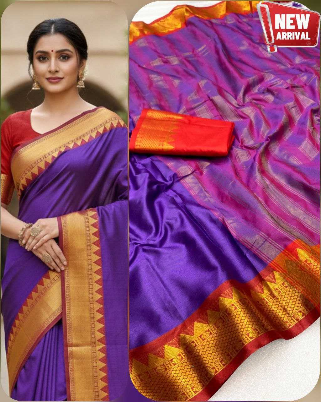 Ynf Soft Cotton Silk KESH554 TRISHUL Sarees Wholesale Ombre Sarees Cotton Sarees Silk Sarees Manufacturer- Kapda Export
