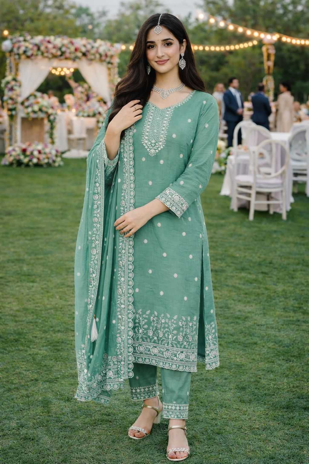 Ynf Soft Gold Crush KESH530 MRUDANGI KESHVI 831 Kurti Wholesale Long Kurtis Party Wear Kurtis Designer Kurtis Manufacturer- Kapda Export