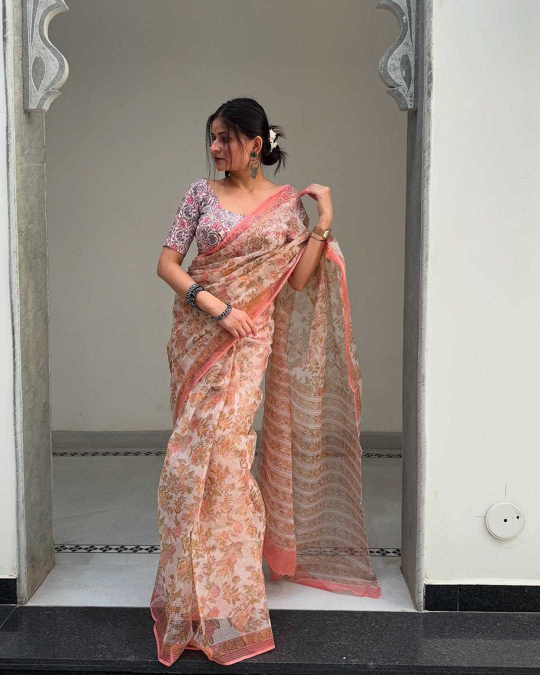 Ynf Soft Kota KESH682 104 Sarees Festive Collections Wholesale Printed Sarees Kota Doria Sarees Festive Sarees Manufacturer- Kapda Export