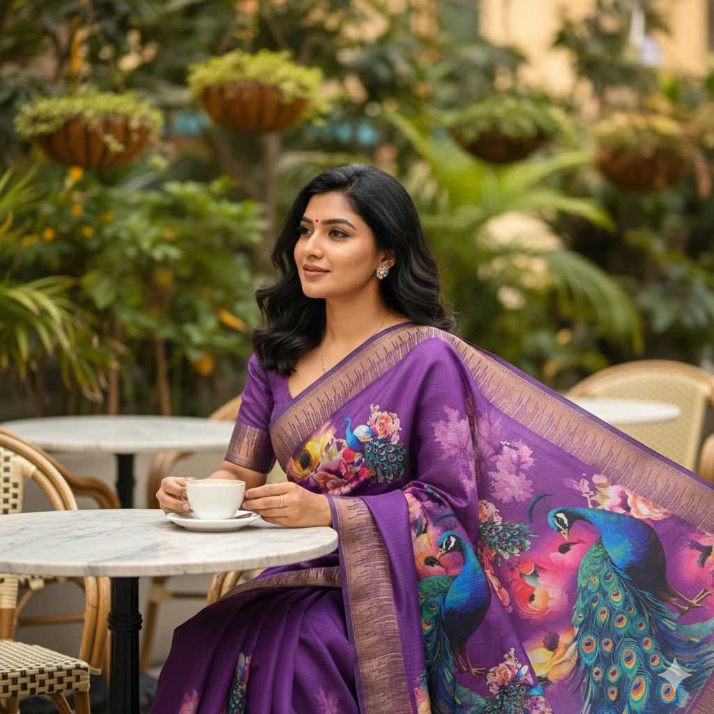 Ynf Soft Kota KESH716 MALAI Sarees Wholesale Printed Sarees Festive Sarees Kora Sarees Manufacturer- Kapda Export