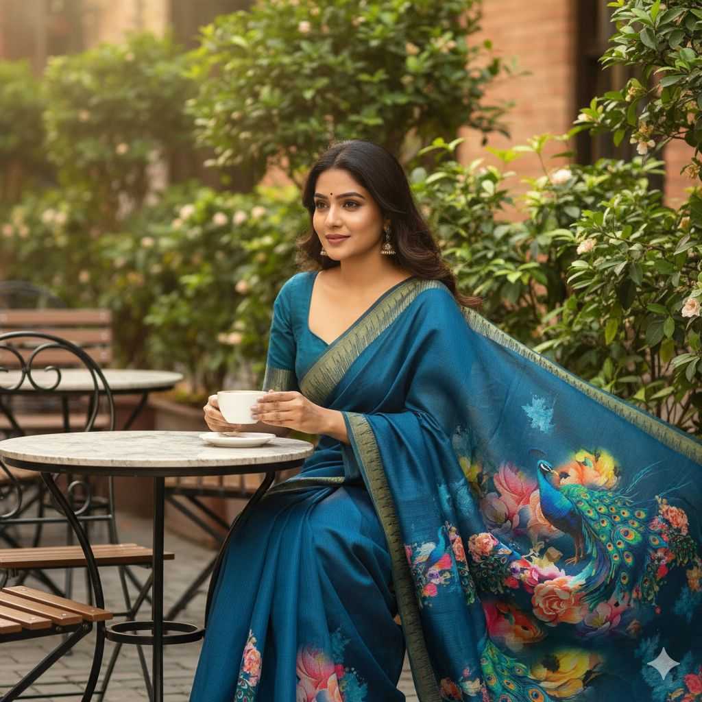 Ynf Soft Kota KESH716 MALAI Sarees Wholesale Printed Sarees Festive Sarees Kora Sarees Manufacturer- Kapda Export