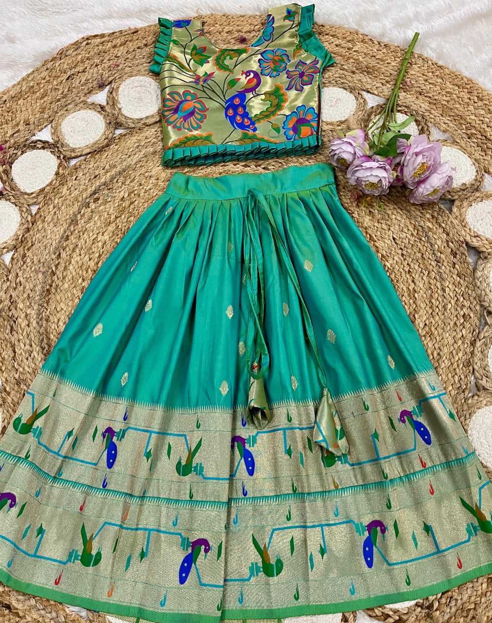 Ynf Soft Silk KESH685 116 Kids Wear Festive Collections Wholesale Kids Lehenga Kids Lehenga Choli Kids Festive Wear Manufacturer- Kapda Export