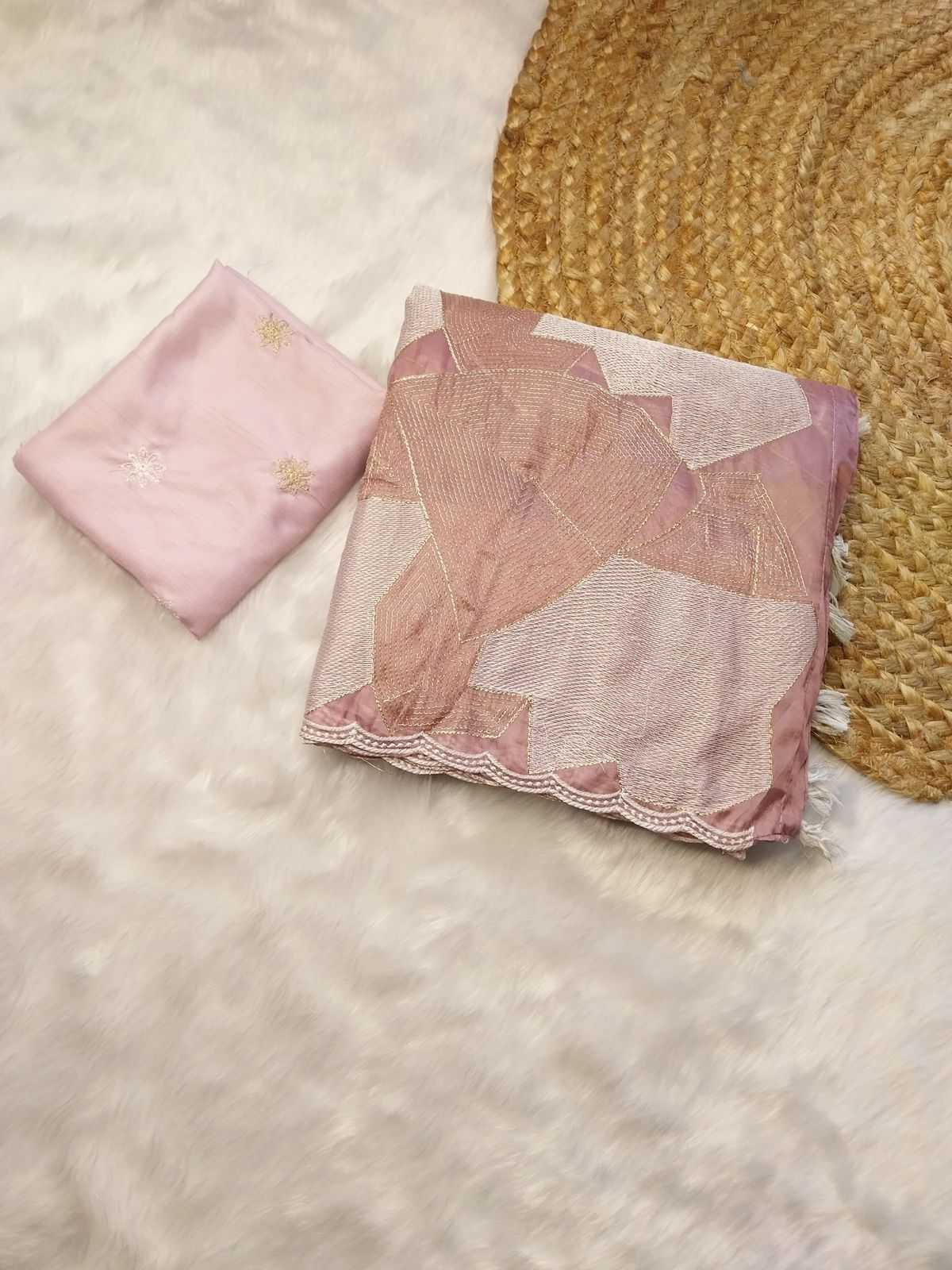 Ynf Soft Tissue RIN164 Pastel Sarees Wholesale Tissue Silk Saree Embroidered Sarees Zari Sarees Manufacturer- Kapda Export