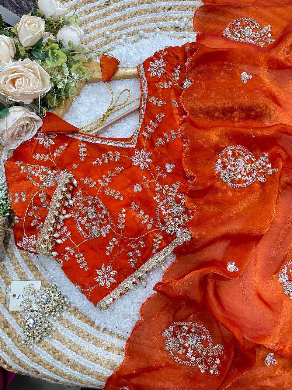 Ynf Space Silk KESH589 Alaika Sarees Wholesale Embroidered Sarees Butta Sarees Festive Sarees Manufacturer- Kapda Export