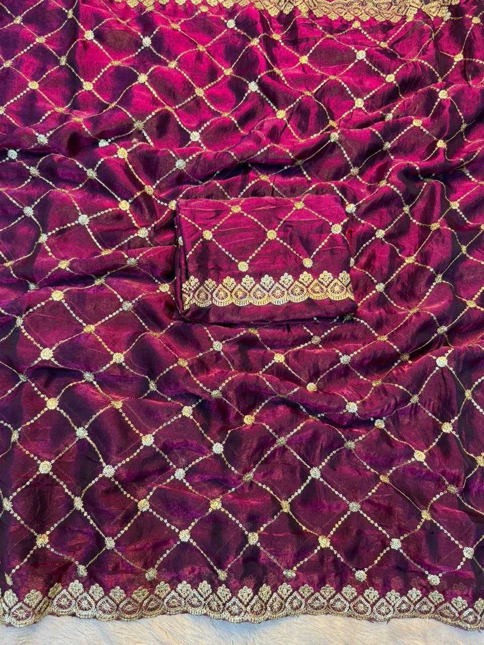 Ynf Space Silk KESH671 Thread Sarees Wholesale Fancy Sarees Sequin Sarees Embroidered Sarees Manufacturer- Kapda Export