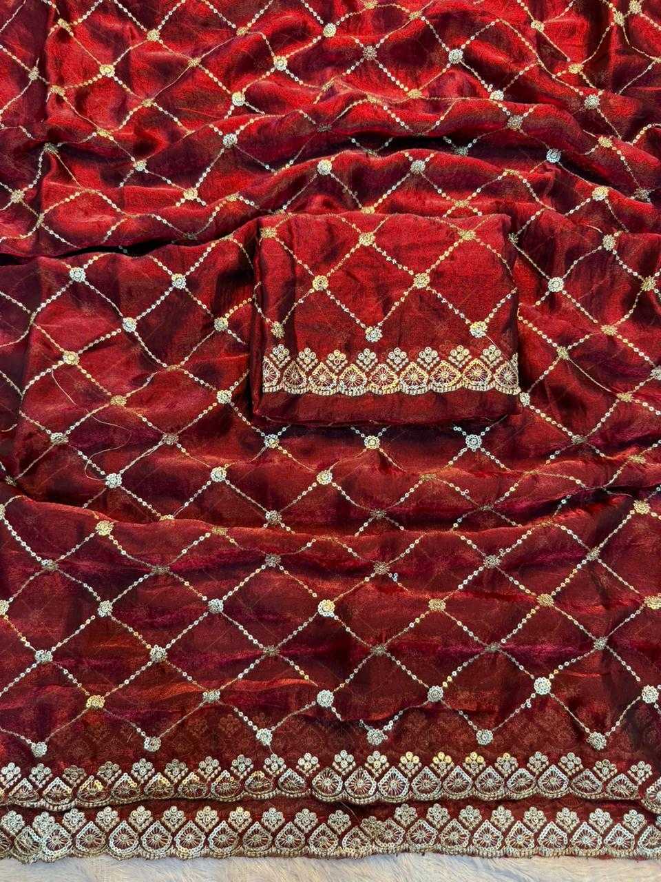 Ynf Space Silk KESH671 Thread Sarees Wholesale Fancy Sarees Sequin Sarees Embroidered Sarees Manufacturer- Kapda Export