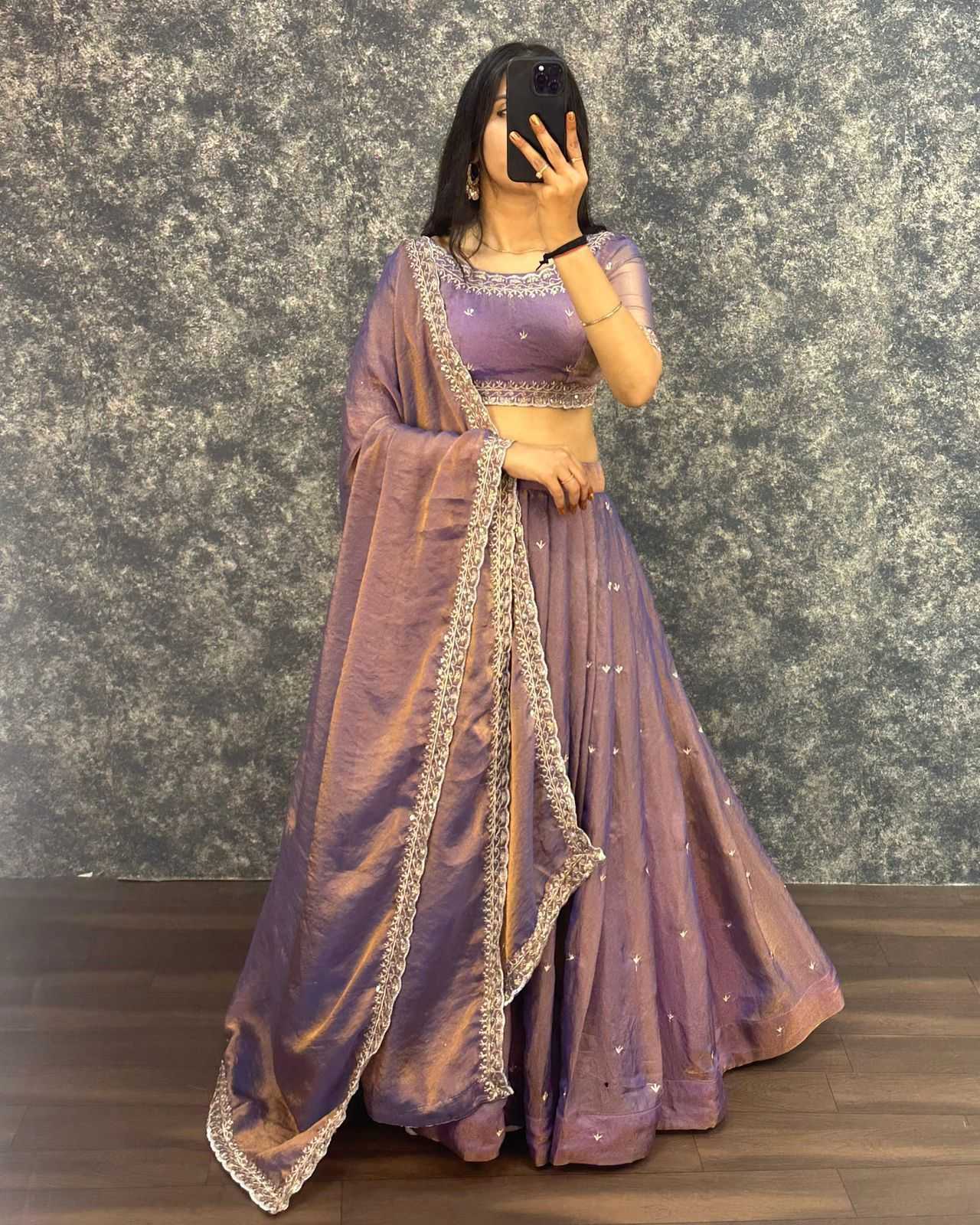 Ynf Tissue Silk KESH599 PRIMARY Lehengas Wholesale Designer Lehenga Silk Lehenga Embroidered Lehenga Manufacturer- Kapda Export