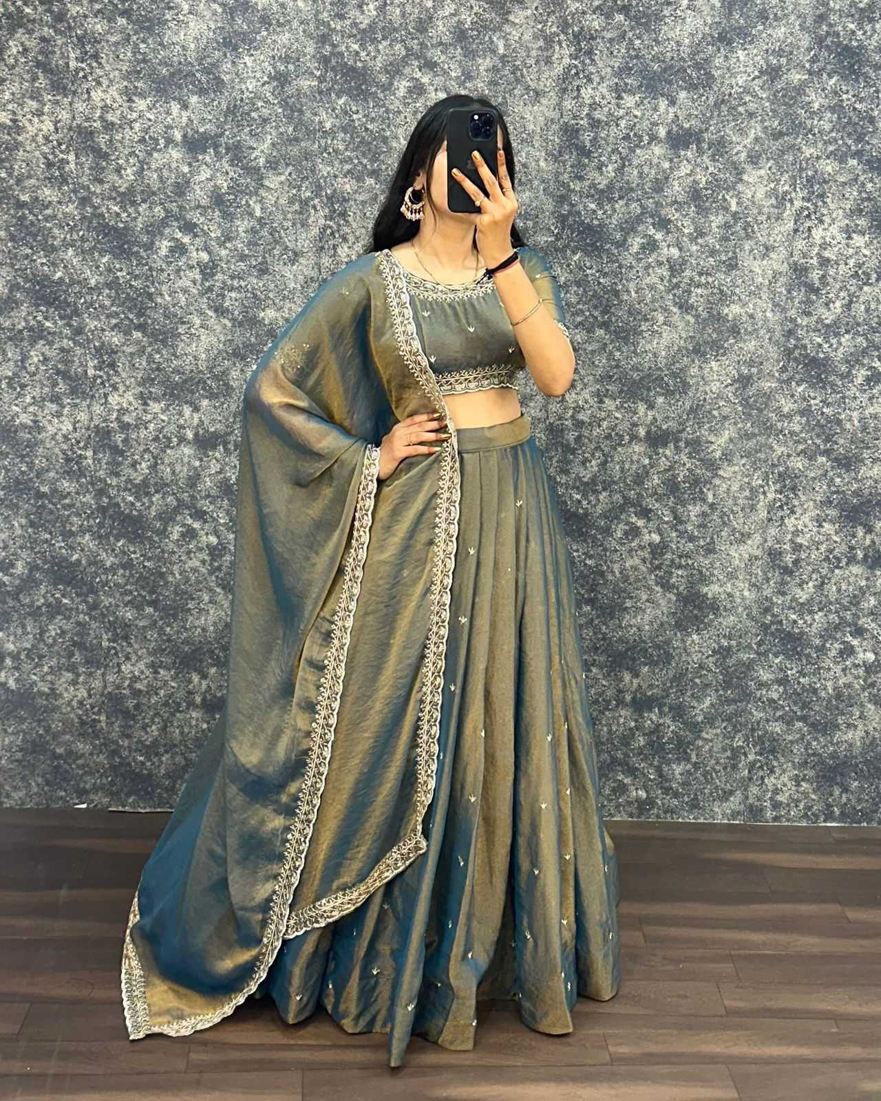 Ynf Tissue Silk KESH599 PRIMARY Lehengas Wholesale Designer Lehenga Silk Lehenga Embroidered Lehenga Manufacturer- Kapda Export
