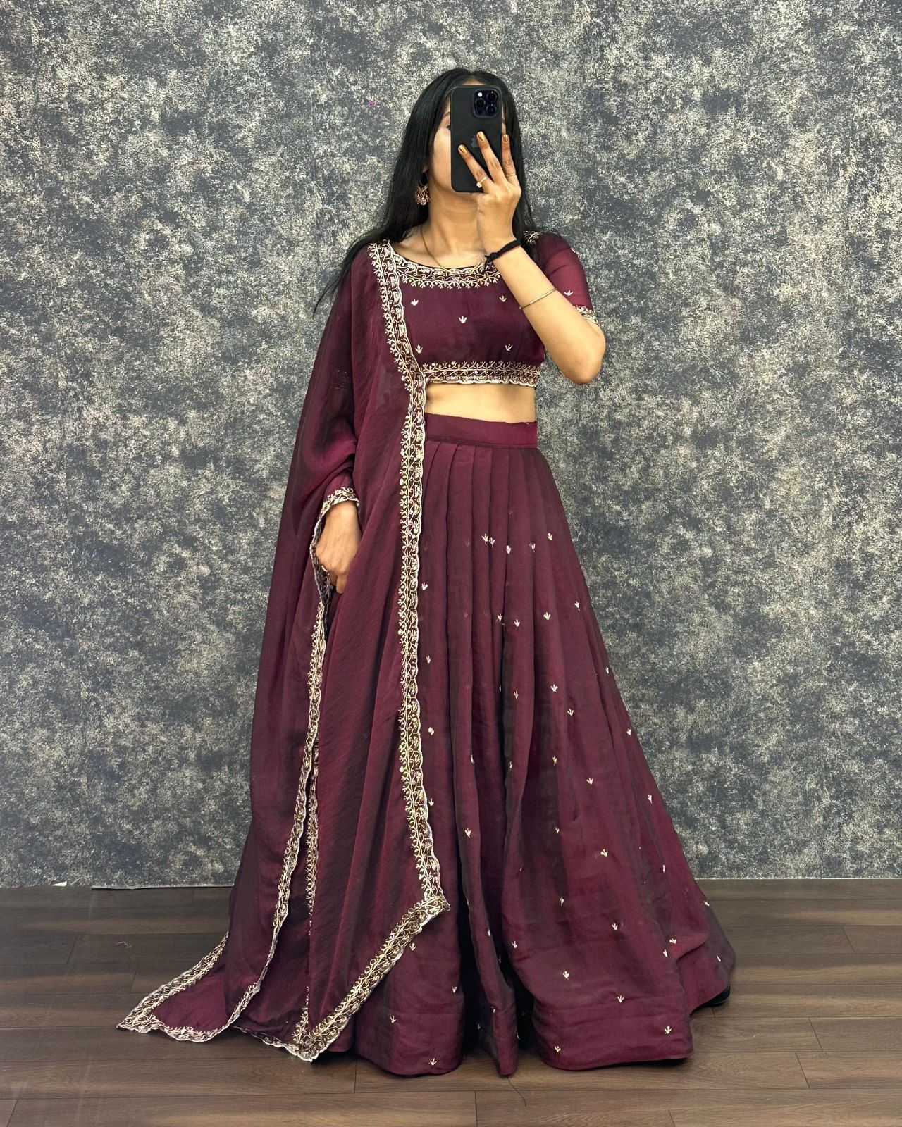 Ynf Tissue Silk KESH599 PRIMARY Lehengas Wholesale Designer Lehenga Silk Lehenga Embroidered Lehenga Manufacturer- Kapda Export