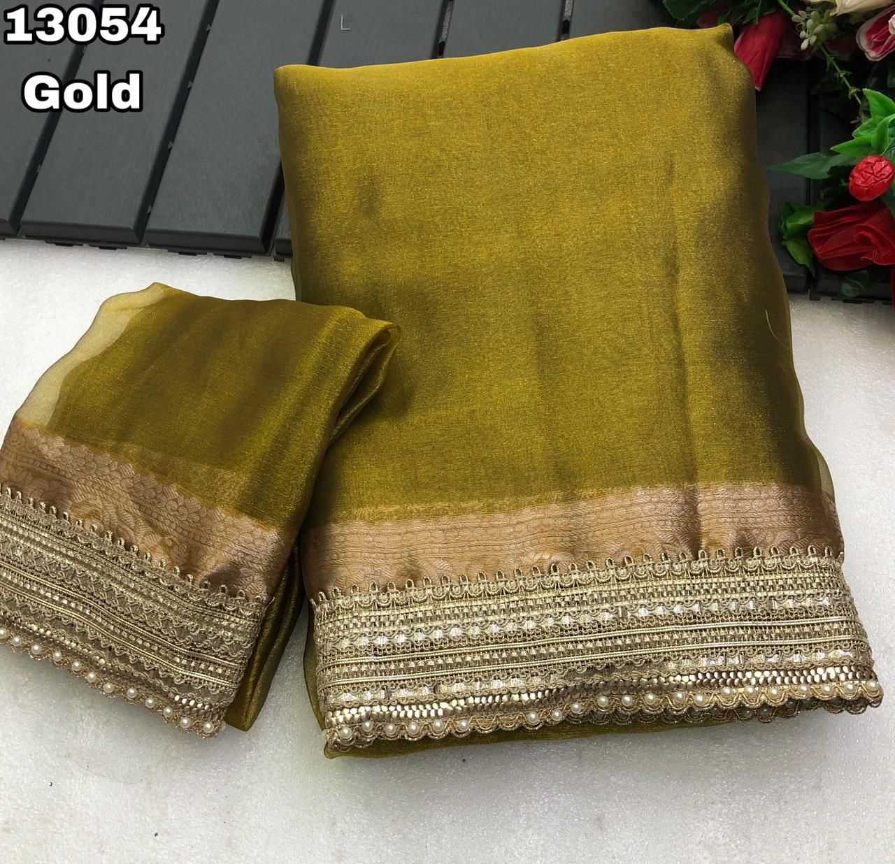 Ynf Tissue Silk KESH683 Maharani Silk Sarees Wholesale Heavy Silk Sarees Designer Silk Sarees Embroidered Silk Sarees Manufacturer- Kapda Export
