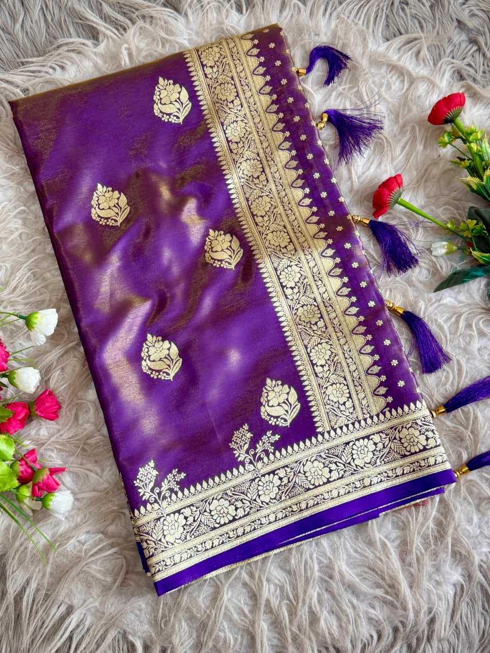 Ynf Tissue Silk KESH739 105 Sarees Festive Collections Wholesale Tissue Silk Saree Zari Sarees Sarees With Blouse Manufacturer- Kapda Export