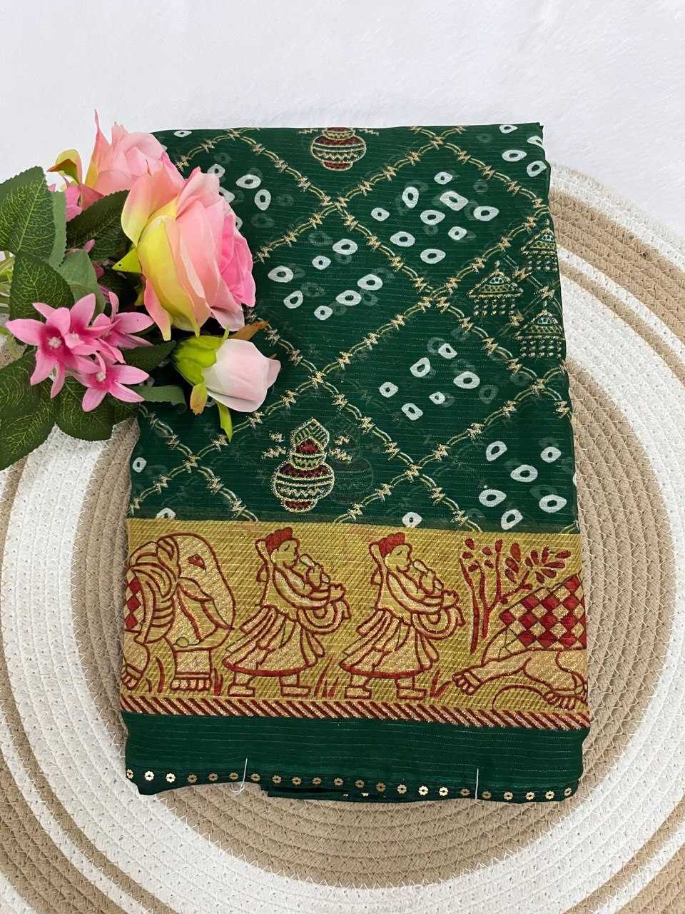 Ynf Zari Silk KESH696 25 Sarees Wholesale Festive Sarees Bandhani Sarees Casual Sarees Manufacturer- Kapda Export