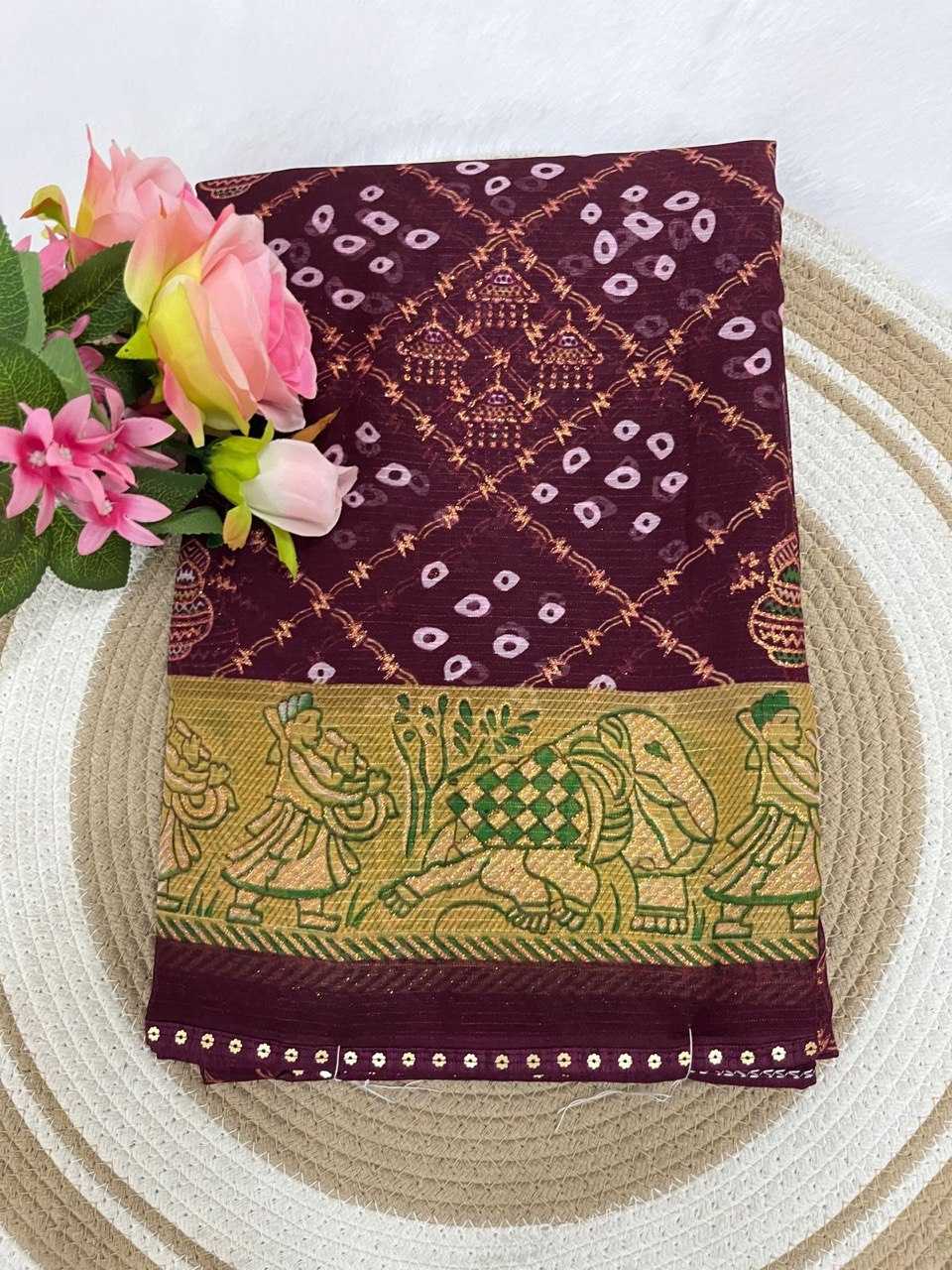 Ynf Zari Silk KESH696 25 Sarees Wholesale Festive Sarees Bandhani Sarees Casual Sarees Manufacturer- Kapda Export