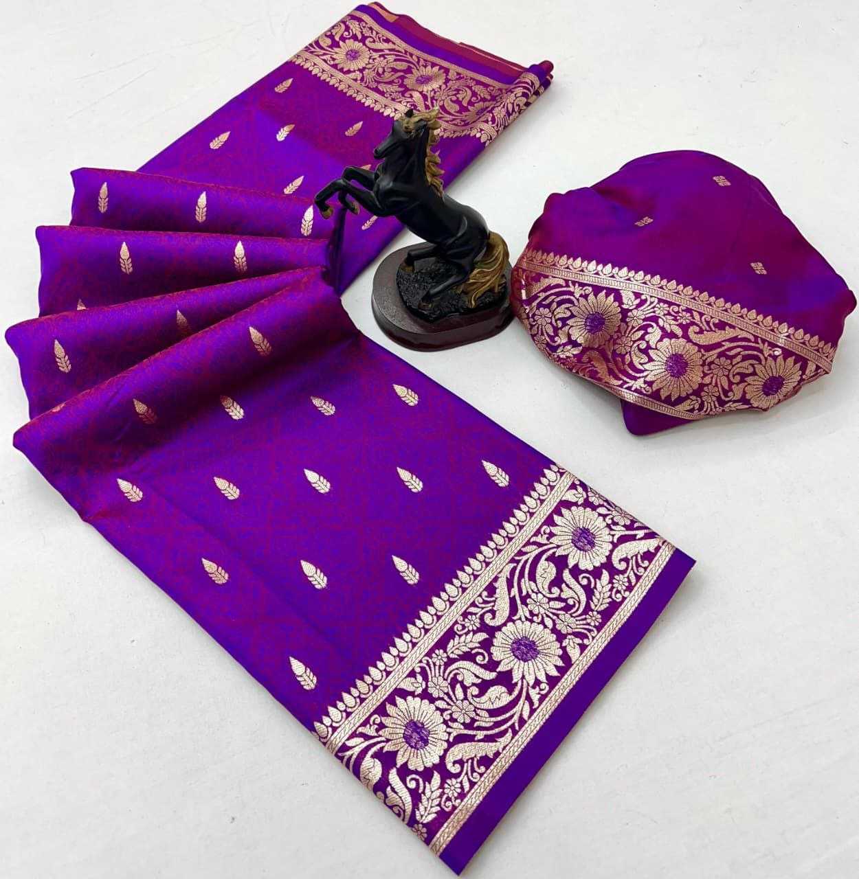 Ynf Banarasi Soft Silk RIN211 Nisha Silk Sarees Wholesale Banarasi Silk Sarees Zari Border Silk Sarees Embroidered Silk Sarees Manufacturer- Kapda Export