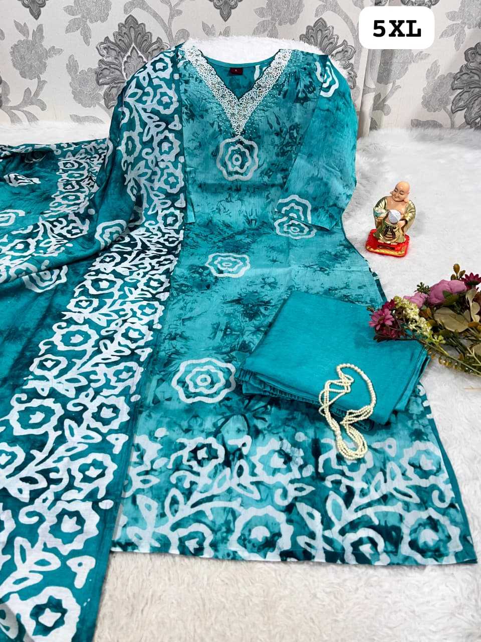 Ynf Batik KESH594 Adrija Kurti Plus Size Collections Wholesale Printed Kurtis Cotton Kurtis Handloom Kurtis Manufacturer- Kapda Export