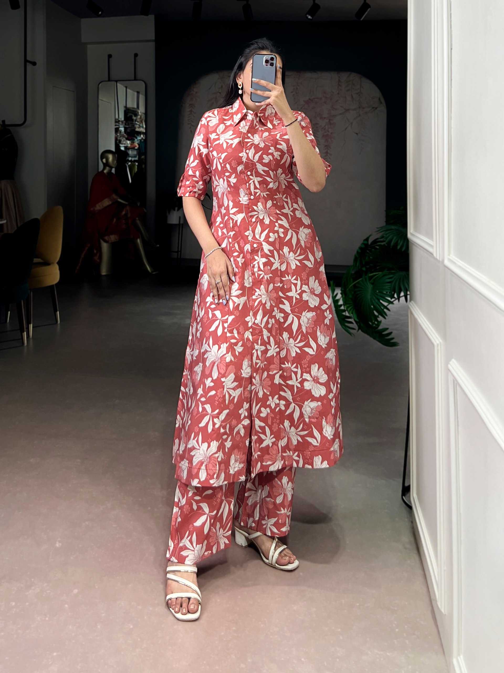 Ynf Chanderi Silk KESH134 4702 Western Wears Wholesale Co-ord Set Tops Bottom Wear Manufacturer- Kapda Export